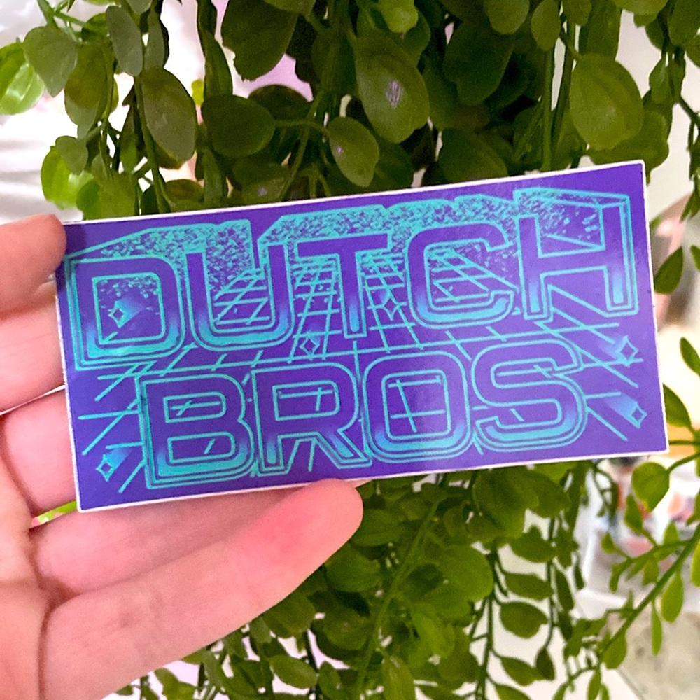 Dutch Bros sticker.